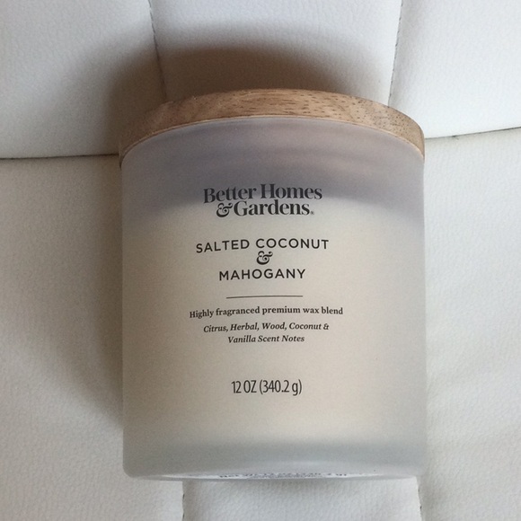 NEW Better Homes & Gardens Salted Coconut & Mahogany Candles - Picture 8 of 9